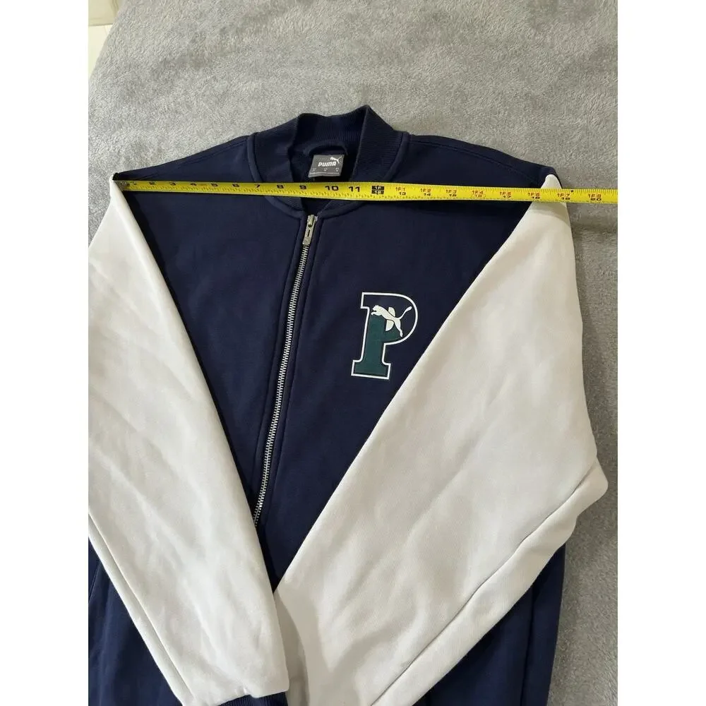 PUMA Color Block Letter Print Sports Casual Jacket - Picture 4 of 8